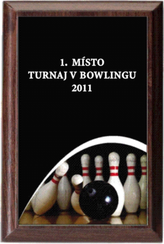 bowling - diplom deskový PLP203
