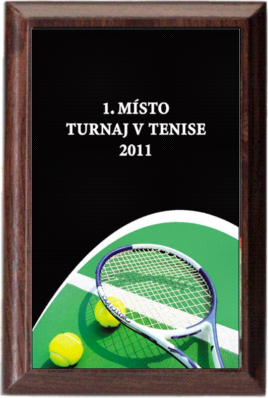 tenis - diplom deskový PLP213