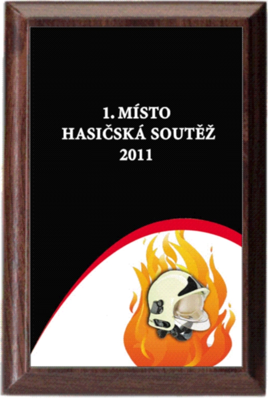 hasiči - diplom deskový PLP221