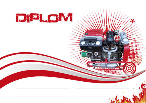 Hasiči - diplom papírový DP0023 A4