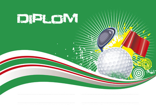 Golf - diplom papírový DPGOLF1 A4