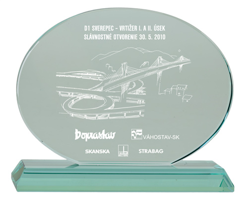 CR5005 - Trofej skleněná