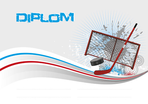 Diplom hokej A4 - DP29 branka