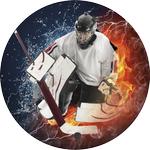 Hokej - emblém ET091M - Kliknutím na obrázek zavřete