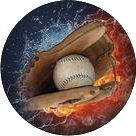 Baseball/softball - emblém ET096M - Kliknutím na obrázek zavřete