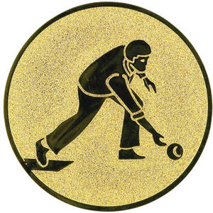 Kuželky/bowling - emblém LTK037V - Kliknutím na obrázek zavřete