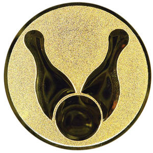 Kuželky/bowling - emblém LTK041V - Kliknutím na obrázek zavřete