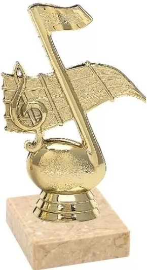 Hudba - figurka F426 nota