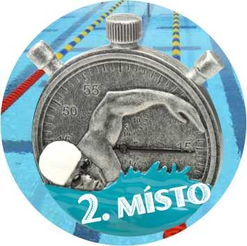 Plavání - emblém GET4702M - Kliknutím na obrázek zavřete