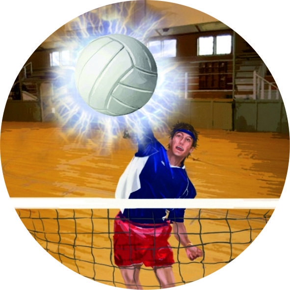 Volejbal - emblém GET7201V - Kliknutím na obrázek zavřete