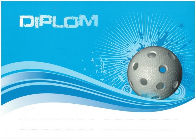 Diplom florbal A4 - DP15