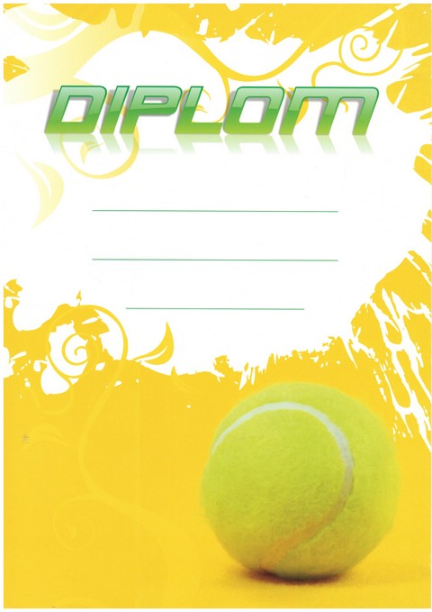 Diplom tenis A4 GD14