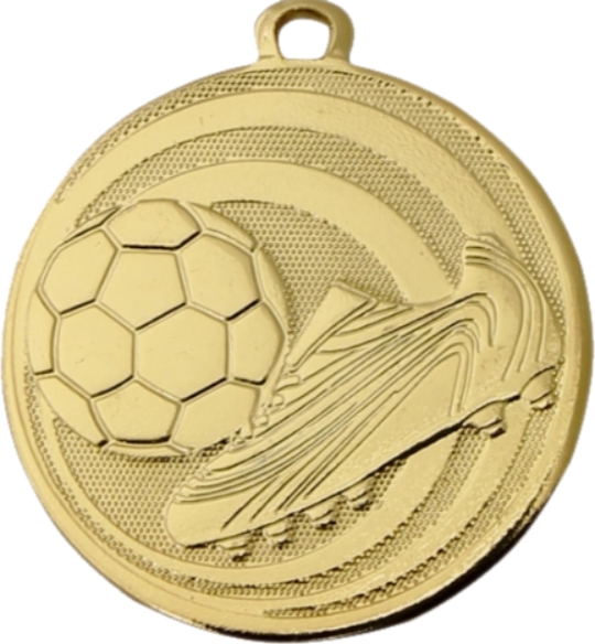 Medaile ME090Z zlatá FOTBAL